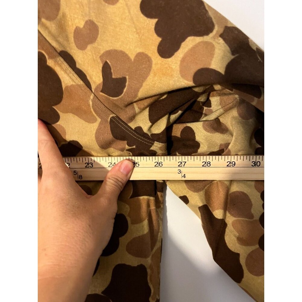 VTG Cabelas Men's Gore-Tex Camo Camouflage Frogskin Hooded Jacket Coat Sz XL - Picture 6 of 7